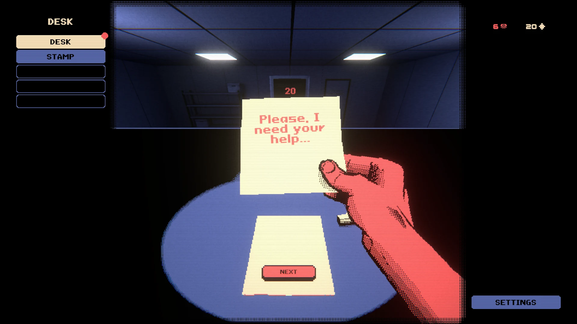 The sticky note
